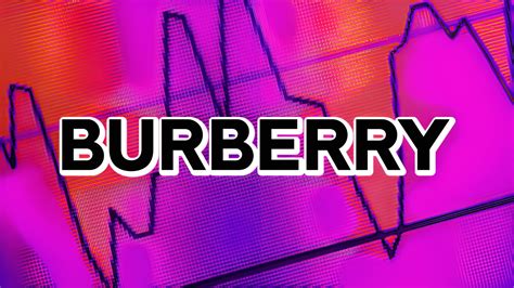 burberry price adjustment|Burberry stock market predictions.